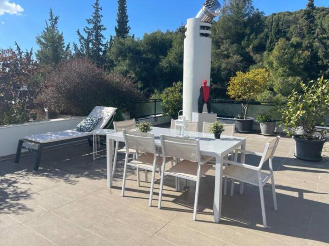 Athens Lycabettus Hill Penthouse, Private Roof Garden & Pool Daire Dış mekan fotoğraf