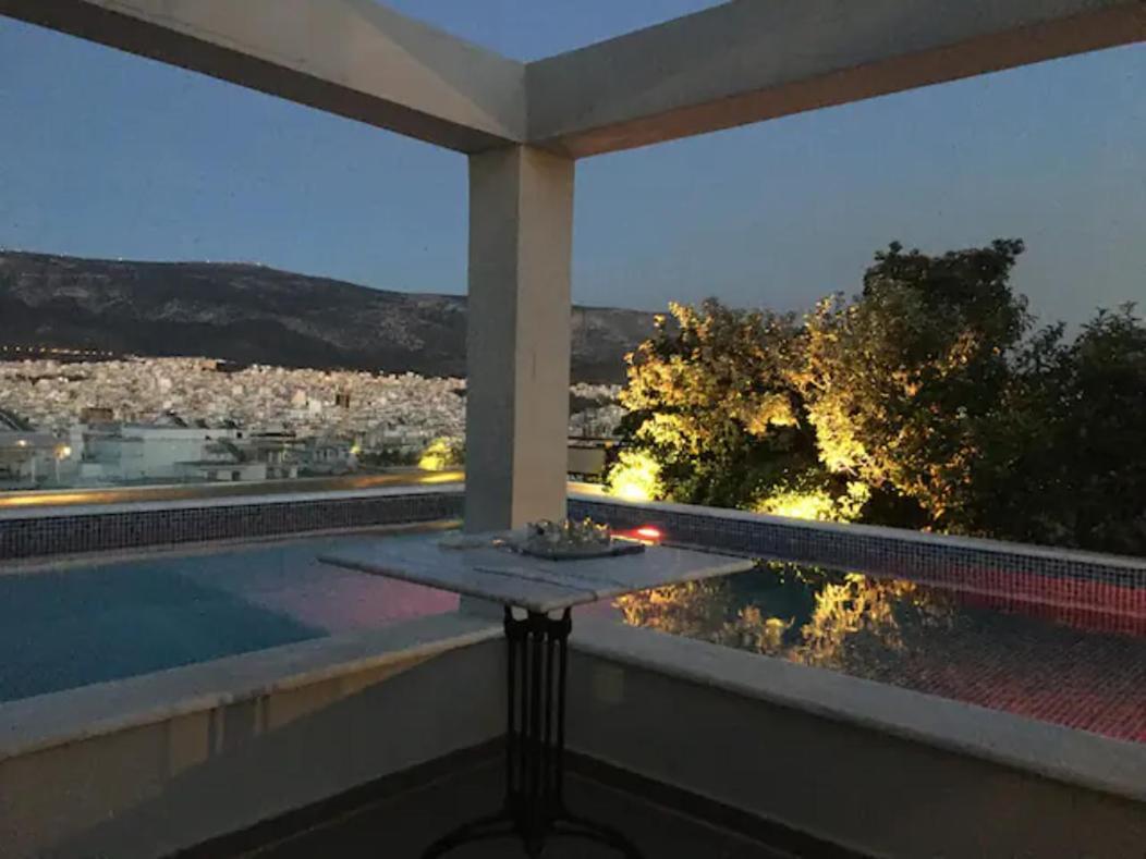 Athens Lycabettus Hill Penthouse, Private Roof Garden & Pool Daire Dış mekan fotoğraf