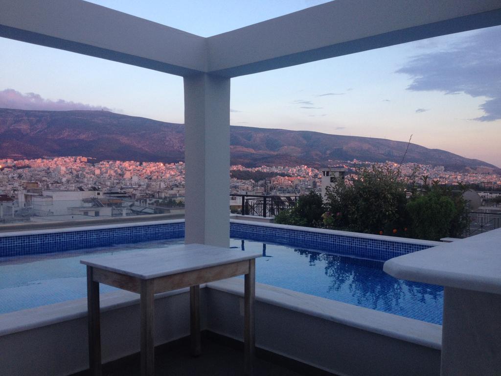 Athens Lycabettus Hill Penthouse, Private Roof Garden & Pool Daire Dış mekan fotoğraf
