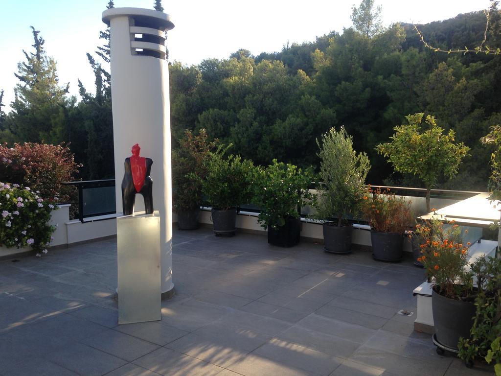 Athens Lycabettus Hill Penthouse, Private Roof Garden & Pool Daire Dış mekan fotoğraf