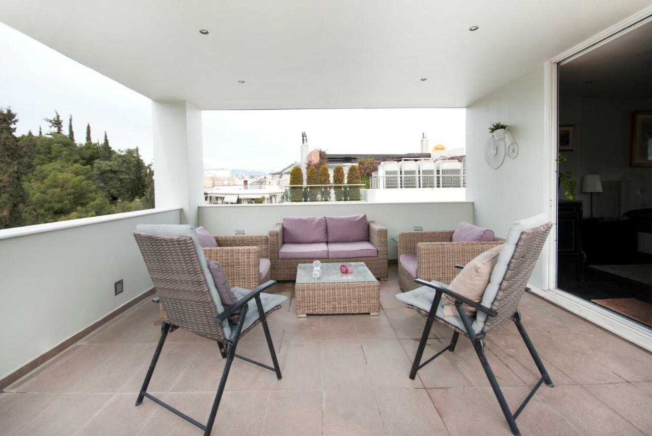 Athens Lycabettus Hill Penthouse, Private Roof Garden & Pool Daire Dış mekan fotoğraf